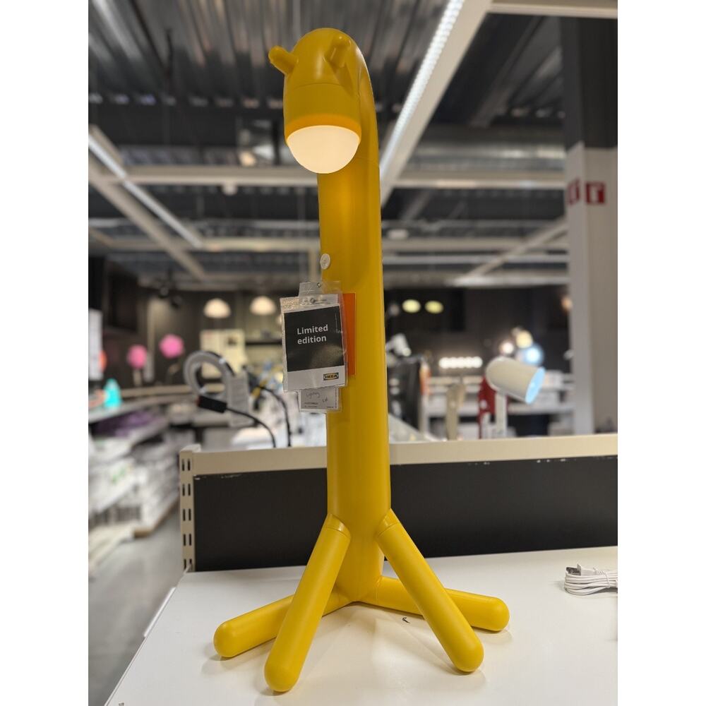 IKEA GREJSIMOJS LED Decorative Floor Light Giraffe Yellow Battery Operated – NEW